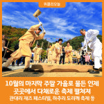 [위클리오늘] 가을로 물든 인제… 곳곳에서 다채로운 축제 펼쳐져