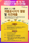 [위클리오늘] 김포시, 2025년 1월 1일 기준 개별공시지가 열람 및 의견제출