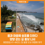 [위클리오늘] 양양 걷는 길, 몸과 마음에 쉼표를 더하다