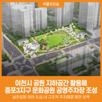 [위클리오늘] 이천시, 공원 지하공간 활용해 증포3지구 문화공원 공영주차장 조성