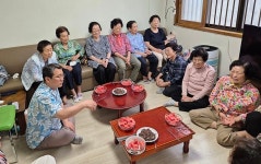 [위클리오늘] 수영구 혹서기 대비 경로당 방문