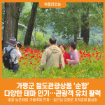[위클리오늘] 가평군, 철도관광상품 순항… 다양한 테마 인기