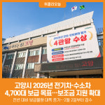[위클리오늘] 고양시, 전기·수소차 4,700여대 보급 본격 추진