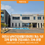 [위클리오늘] 이천시 남부건강생활지원센터, 개소 1주년…주민 건강지킴이 자리매김