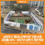 [위클리오늘] 남양주시, 별내노인복지관 건립 순항…지역 최대 복지거점 조성
