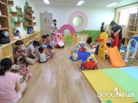 진주시 은하수동산, 어린이집 방학 맞아 인기