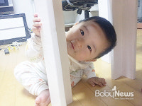 [엄마는 사진기자다] 아빠 까꿍!