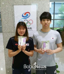다빈네이처, 수영 국가대표 이주호·황서진 선수 공식 후원