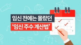 임신 전에는 몰랐던 임신 주수 계산법