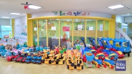 포항시육아종합지원센터, 환경의 날 폐전지 교환 행사로 탄소중립 동참