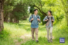 날씨 좋은 가을, 건강을 위해 숨이 찰 정도로 걸어라