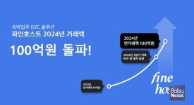 바카티오, 파인호스트의 2024년 거래액 100억원 달성