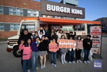 버거킹이 선보인 찾아가는 와퍼트럭 남양주 송천분교 찾아가 따뜻한 나눔