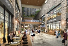 스트리트형 상가 도룡 하우스디 라파예트 눈길