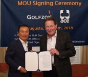 골프존, 美 부동산개발회사와 시스템 공급 MOU