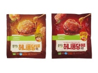 풀무원식품 허니퐁당 치킨 선봬…얇게 두번 튀겼다