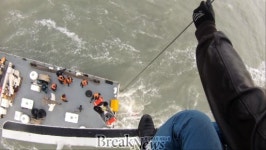 서해해경청, 거친 파도 위, 응급환자 이송