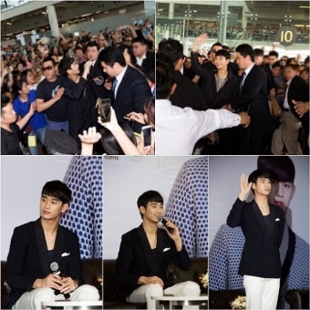 김수현, ‘신 한류’의 진면모 과시..태국공항 팬 2500명 운집