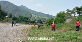 대소원면 의용소방대, 수주팔봉 유원지 청결활동 전개