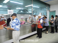 단양우체국, 어르신 배식봉사 진행