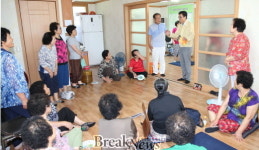 주순선 고흥 부군수, 무더위 쉼터 현장방문
