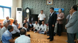 김영선 전남도 행정부지사, 폭염 속 무더위 쉼터 살펴