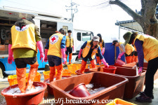 적십자 이동세탁봉사 출동이요~