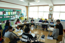 [포토] 화천 용암초등학교 군수님이 오셨어요