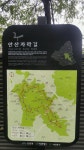 장마철, 우산을 허리에 차고 안산 자락 길을 걸었네요!!