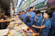 포항제철소, 추석맞아 큰동해시장 장보기행사 가져