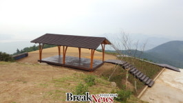 보성 주월산 패러글라이딩장 이륙장 정비