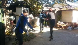 칠곡군 약목면직원들, 연탄배달 봉사