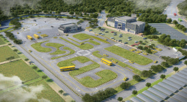 광양운전면허시험장 완공 눈앞
