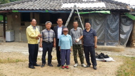 김천시 지좌동 보장협의체, 사랑의 집수리 사업 진행