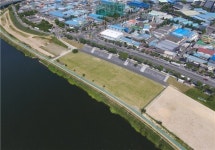 대구시 금호강 산격대교 상류 야영장 개장