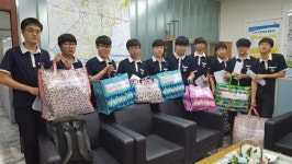 남동구, 송천고 학생 봉사단 사랑의 반찬 배달 활동 전개