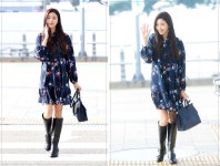 ‘미스터 선샤인’ 김사랑, 러블리 매력 과시한 공항패션..퍼펙트 여신 입증