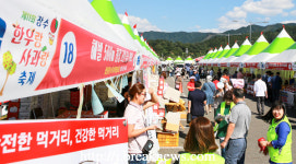 사진으로 보는 장수 한우랑 사과랑 축제