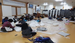 보경사, 지진 이재민과 동지 팥죽나누기로 자비 실천 