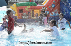 무주 남대천 물축제 개막