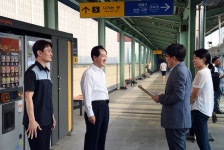 안병용 의정부시장, 회룡역 남부출입구 개통상황 점검