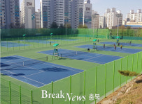 청주시시설관리공단, 국제테니스장 개선 공사 마무리