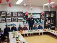 대한노인회 양평군지회, 다대2리 경로당 생일잔치 열어