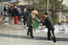 양평군청 직장운동경기부 유도팀, 사랑의 연탄 봉사 실시