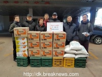 영덕군 영해면시장상인회, 사랑의 물품 전달 