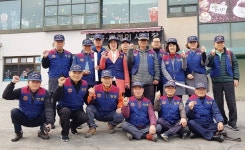 안양시재향군인회 임직원 권총실탄사격대회... 김필여 시의원 3위