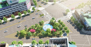 전주 금암광장 교차로 개선‧분수정원 조성