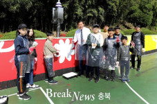 옥천군 청소년수련관, 청소년들 참여 벽화 완성