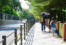 류경기 중랑구청장, 신내로 15길 학교 가고싶은 길로 만들었습니다!
