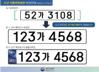 부천시, 9월부터 자동차번호판 변경 업데이트 필요  